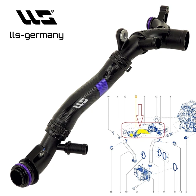 Tuyau De Raccordement Réservoir Essence LLS-GERMANY Pour BMW Série 3 E30 - Référence 16121180402