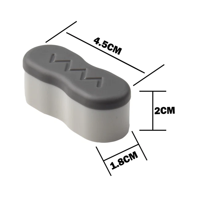 EASY TO INSTALL Adhesive Toilet Seat Bumpers Pack of 4 for Secure