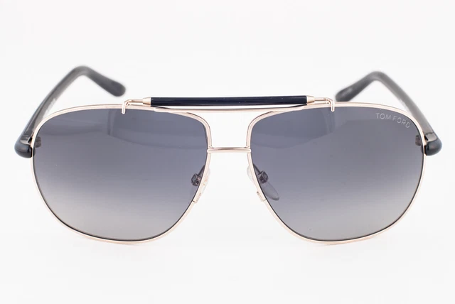Tom Ford Adrian Black Gold / Gray Sunglasses TF243 28D 2