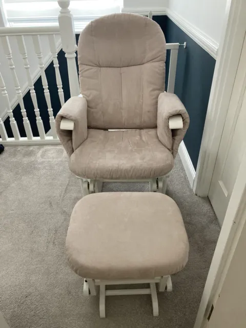 Tutti Bambini Nursing Glider Chair & Footstool