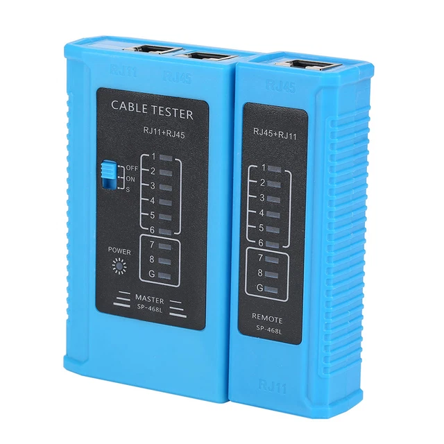 Strumento di test fili tester cavi di rete portatile per uso domestico ed esterno