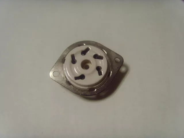 TV-7 TV-7/U TV-7A/U TV-7B/U TV-7D/U TV-3 TV10 Vintage Ceramic 5 Pin Socket