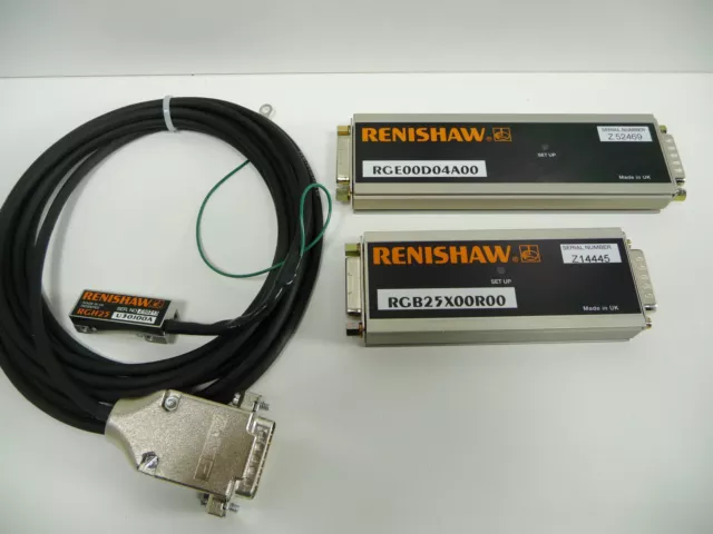 Lot of RENISHAW Encoders (1x) RGH25 U30J00A_(1x) RGE00D04A00_(1x) RGB25X00R00