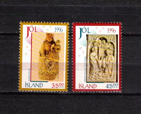 S41065 Island Iceland 1996 MNH Christmas 2v