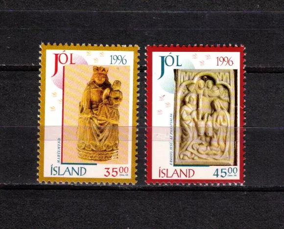 s41065 ISLAND ICELAND 1996 MNH** Christmas 2v