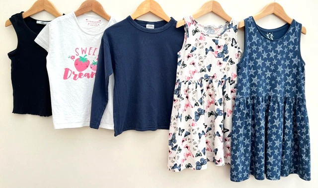 Pacchetto di vestiti per ragazze età 6-7 H&M Zara M&S