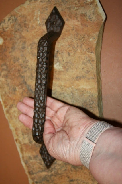 Extra Large Barn Door Hardware Cast Iron Handle Pull 12 1/4", HW-81 2
