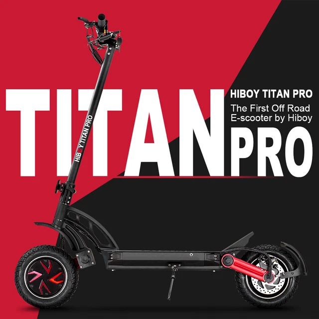 HIBOY TITAN PRO scooter électrique 2400W 10 pouces pneumatique scooter