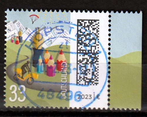 Bund BRD Welt der Briefe  33 ct Briefberge - Mi. 3733 gestempelt