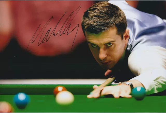 Mark SELBY SIGNED 12x8 Photo Autograph COA AFTAL Welsh Open Winner SNOOKER