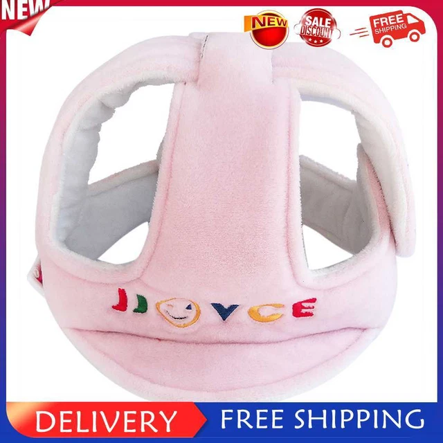 Baby Safety Helmet Head Protector Adjustable Toddler Anti-fall Hat (Pink)