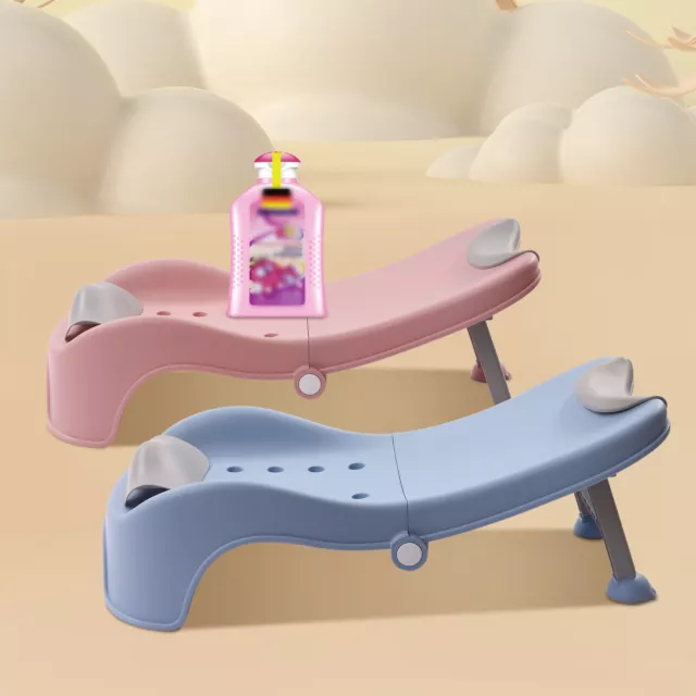 Baby Hair Wash Chair Infant Children's Shampoo Recliner Bath Chair Adjustable US