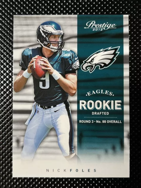 Nick Foles 2012 Panini Prestige Rookie RC Card #232 Philadelphia Eagles