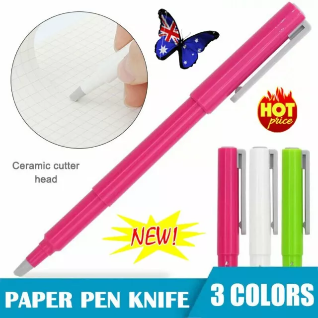Paper Cutter Pen Ceramic Mini Paper Cutter Ceramic Tip No Rust Tool AU STOCK AN
