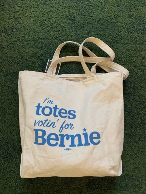 Official Bernie Sanders for President 2016 Campaign Merch - Canvas Tote & Button