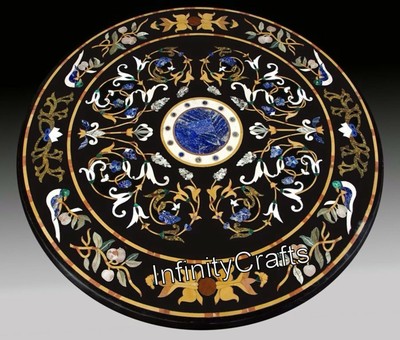 Look Decent Look Marbre Centre Table Haut Mosaïque Art Dîner Table pour Maison 122cm 