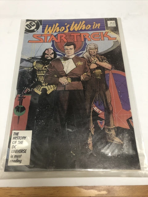 Star Trek # 1  (DC March 1987) VF-NMT DC Comics Who's Who In