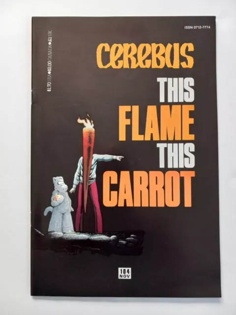 Cerebus the Aardvark #104 Flaming Carrot Aardvark-Vanaheim Comics