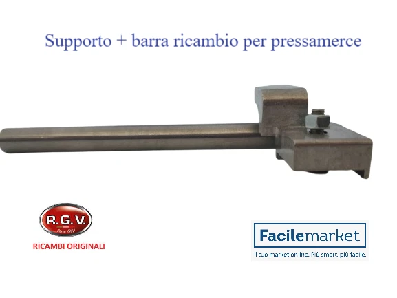Supporto E Barra Pressamerce Per Affettatrice RGV LUSSO LADY 22/25/275S - Ricambio Made In Italy