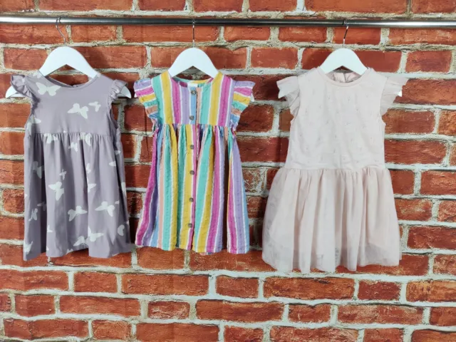 Baby Girls Bundle Age 12-18 Months Next H&M Sleeveless Dress Summer Party 86Cm
