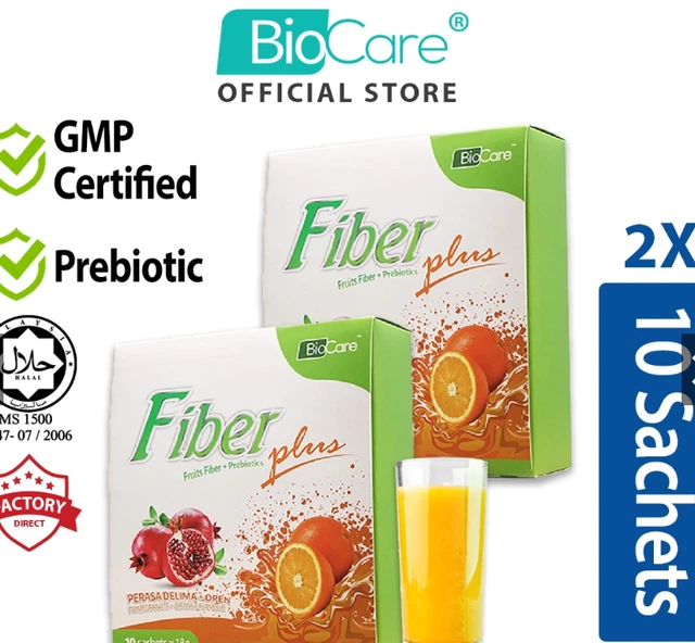 Biocare Fruits Fiber Plus (2 x 10's) Envío rápido DHL Express