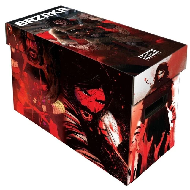BCW Short Comic Box - Art - Brzrkr (Berzerker) A Strong Stackable Comic Box