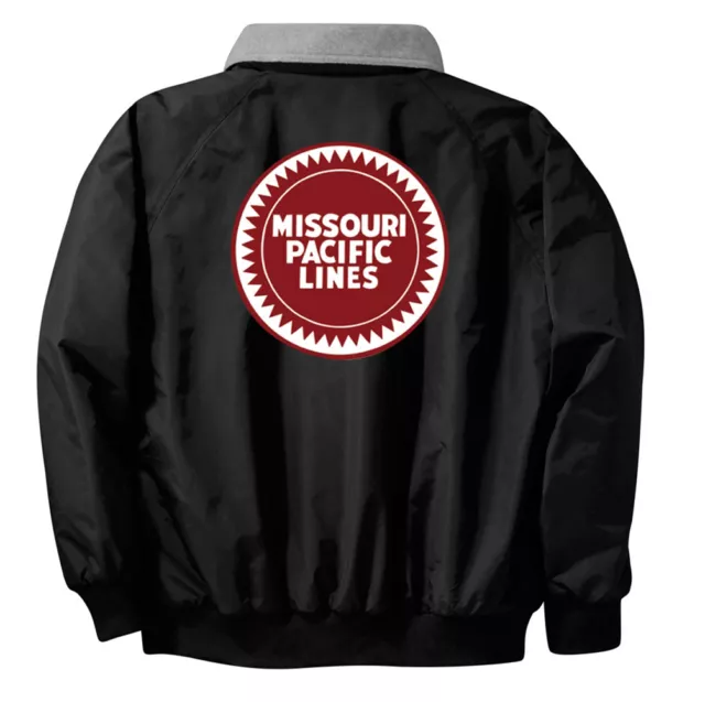 Missouri Pacific Buzz Saw Embroidered Jacket Front and Rear [60r]