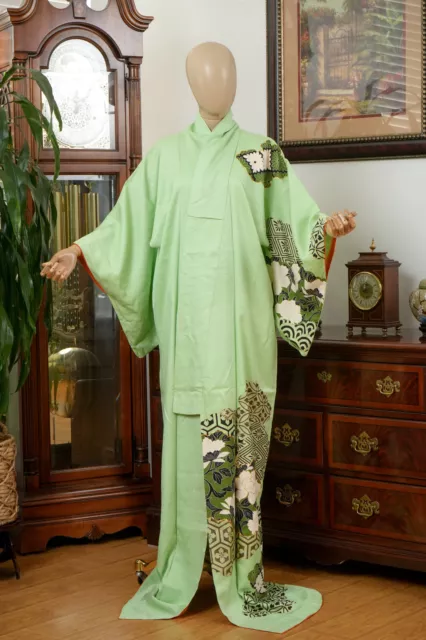 Dear Vanilla Japanese Kimono Women's Robe Gown Authentic Made In Japan Vintage