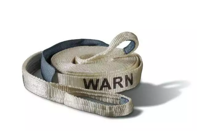 Warn 88922 Recovery Strap 30 Feet White Nylon Webbing