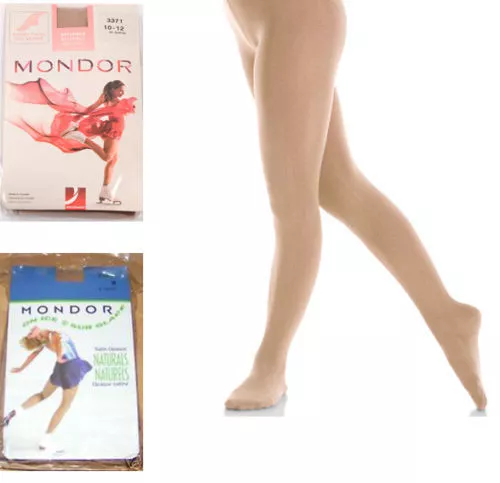 New Mondor 3371  Thick Footed Ice Skating Tights - Child & Adult Sizes