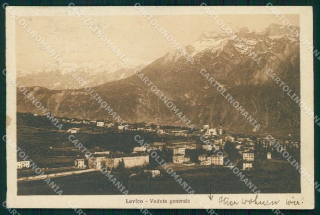 Trento Levico Veduta Generale cartolina RB8610