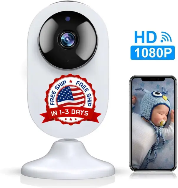 Appareil photo sans fil WiFi moniteur bébé à distance sécurité à domicile vision nocturne