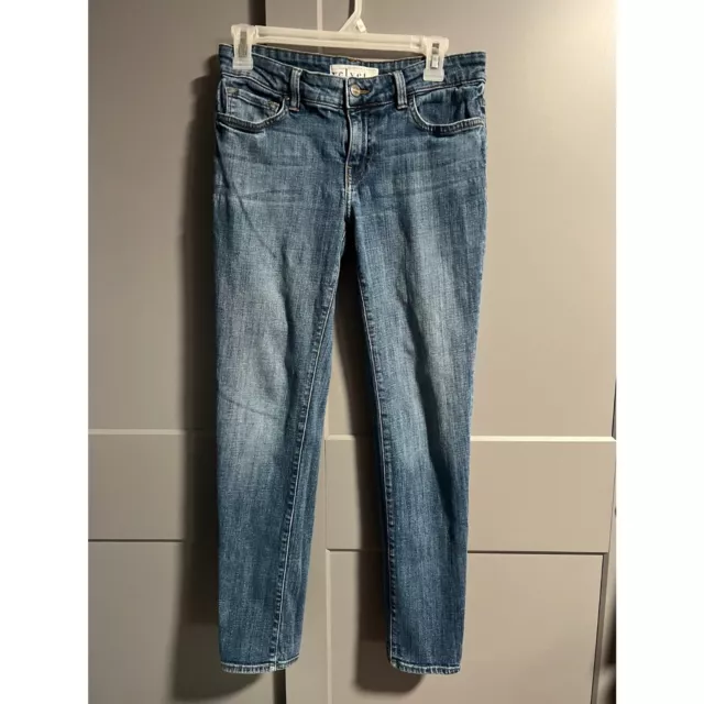 Velvet By Graham & Spencer Boyfriend Vintage Wash Denim Jeans Blue Size 26