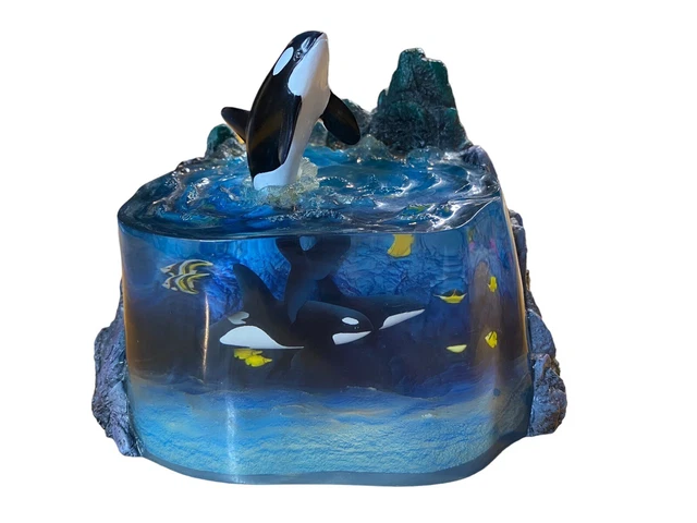 Dakin Artist Wyland Collectible Amazing Orcas 2903/3500 No Box