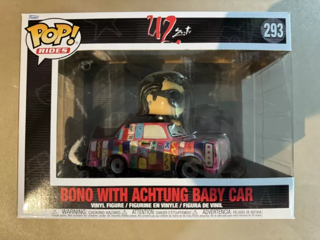 Funko Pop Rides Bono With Achtung Baby Car (64031) - Music - Num.293 U2