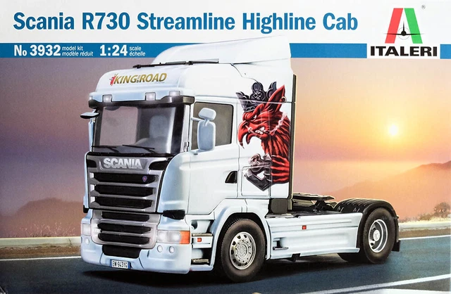 SCANIA R730 STREAMLINE Highline Cab Truck 1:24 Model Kit Bausatz ...
