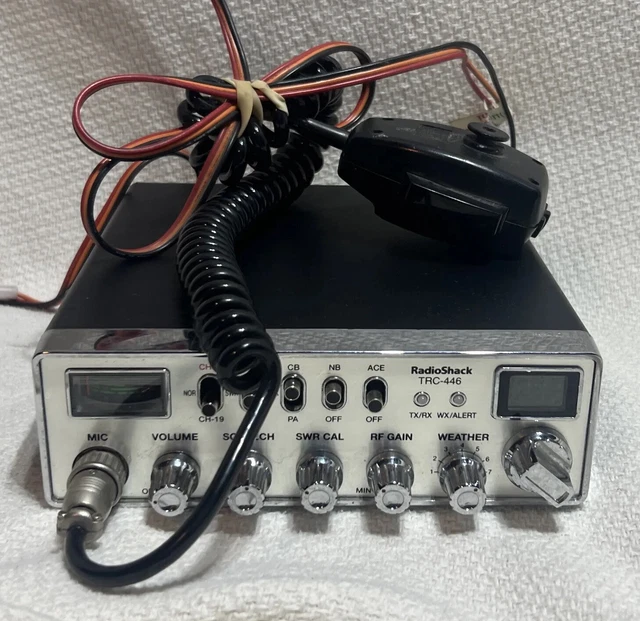 Radio Shack TRC-446 CB Radio with Microphone Mic