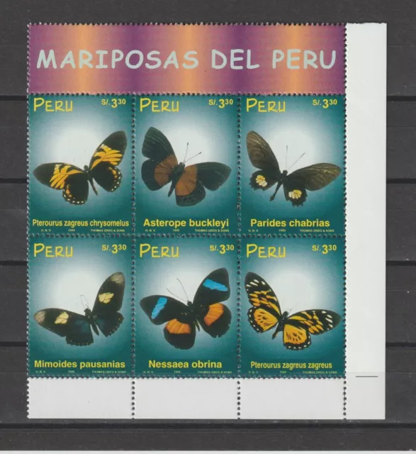 PERU 1999 SG 2025/30 MNH Cat £27