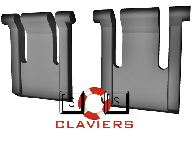 Pieds De Support (tilt Legs) Pour Clavier HP Wireless 300 - Pièce De Rechange Neuve - Réf. HSA-A002K / 3ML04AA
