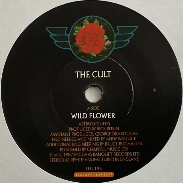 The Cult - Wild Flower - 7” Vinyl Single