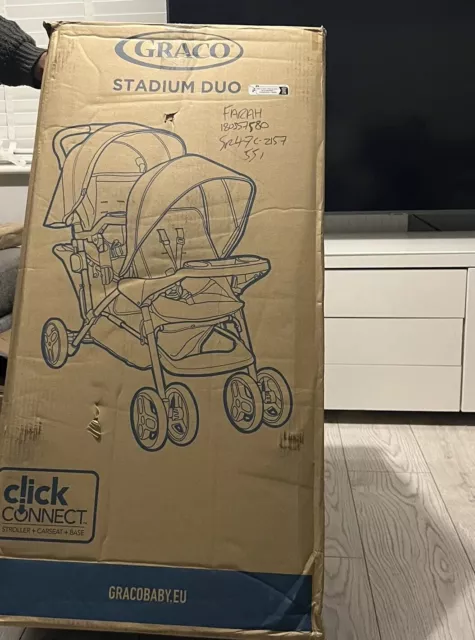 Graco stadium duo car seat compatible sale