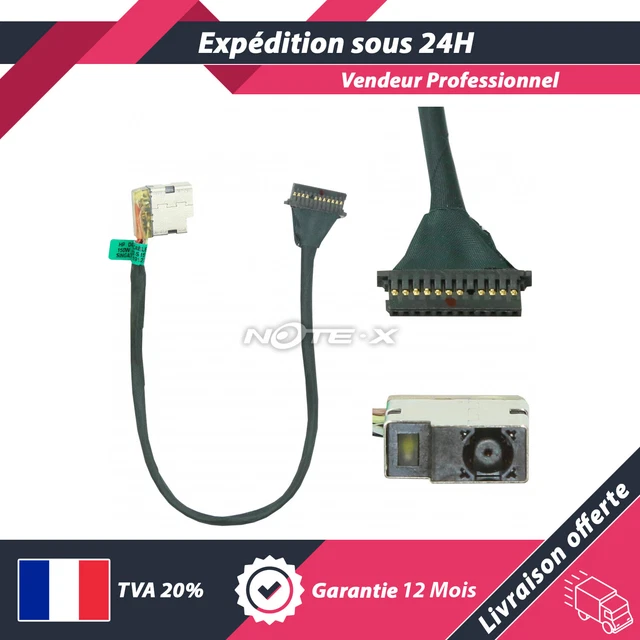 Zahara DC Power Jack In Cable 200W Replacement For HP Shadow Elf 4Pro OMEN 15-DC 15-EC 16-A 15-DC1058WM 15-DC0030NR 16-A0032DX L71032-S75 L71032-F75 L71032-Y75 L72704-001 L77600-001 23CM (Black