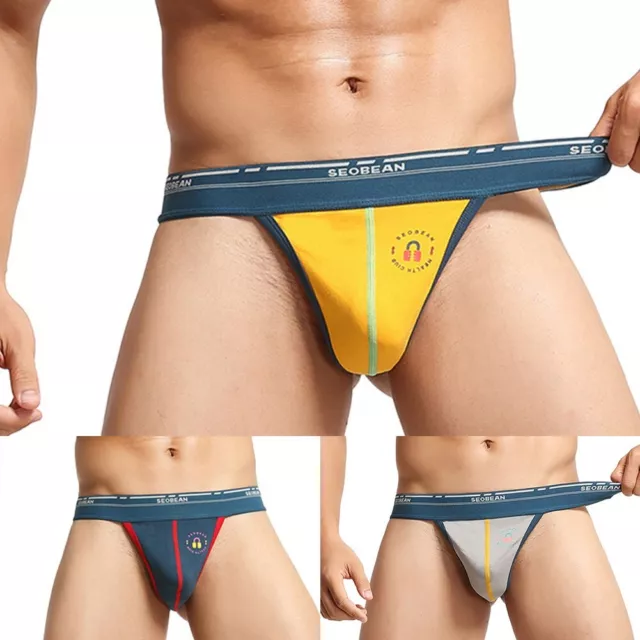 Sous-vêtements confortables pour hommes G String bikini slips string extensible