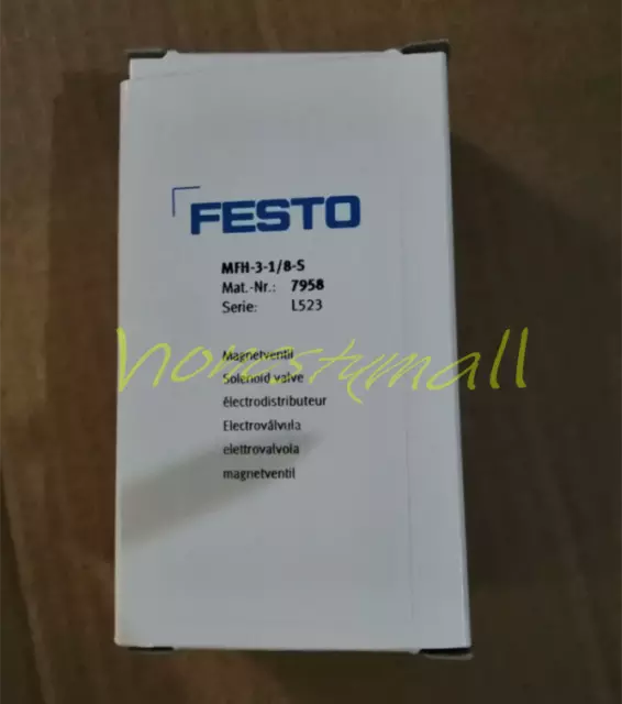 Ein Neu Festo Mfh-3-1/8-s 7958 Luft Magnetventil