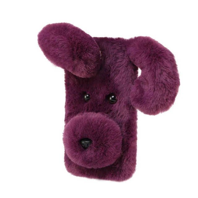 Coque pour téléphone à motifs en peluche douce Mignon Mode Hiver Garder 4