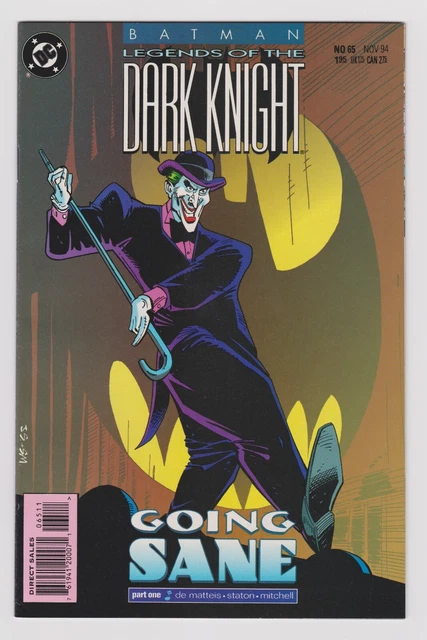 Batman Legends of the Dark Knight #65-68 Going Sane Full Set Joker DC Comics