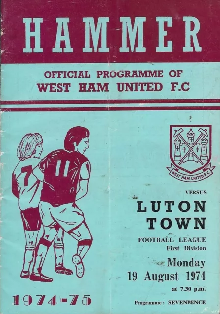 West Ham United v Tottenham Hotspur. Billy Bonds Testimonial. 1978-1979