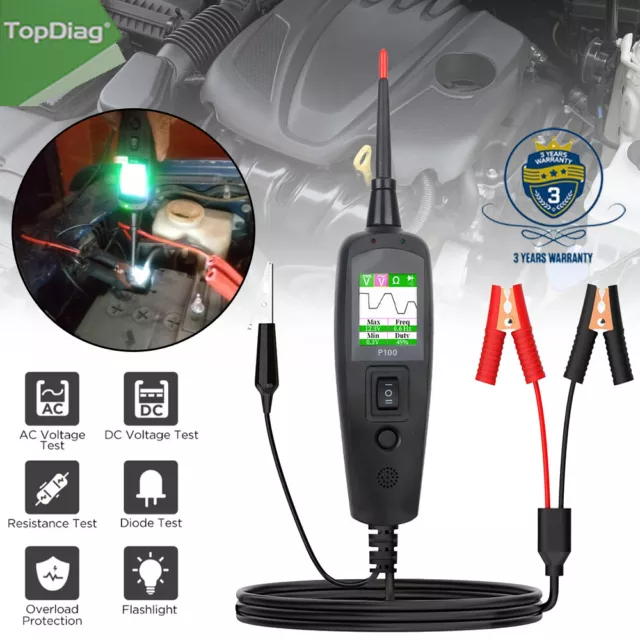 12V 24V Car Electrical Circuit Tester Power Probe 2 Meter AVO Diagnostic Tools