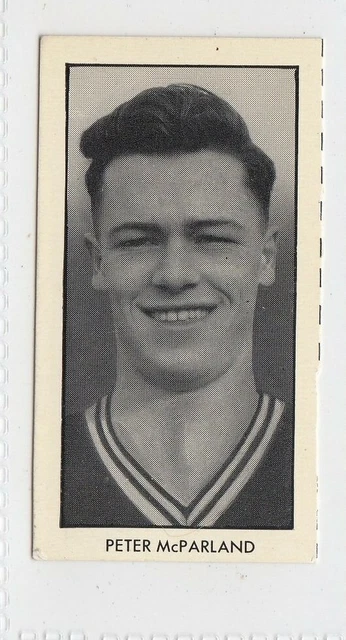 1958 D C Thomson Abenteuer Weltmeisterschaft Fußballer #11 Peter McParland Aston Villa