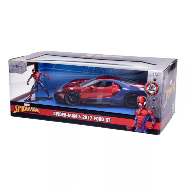 Marvel Spiderman 2017 Ford GT 1:24